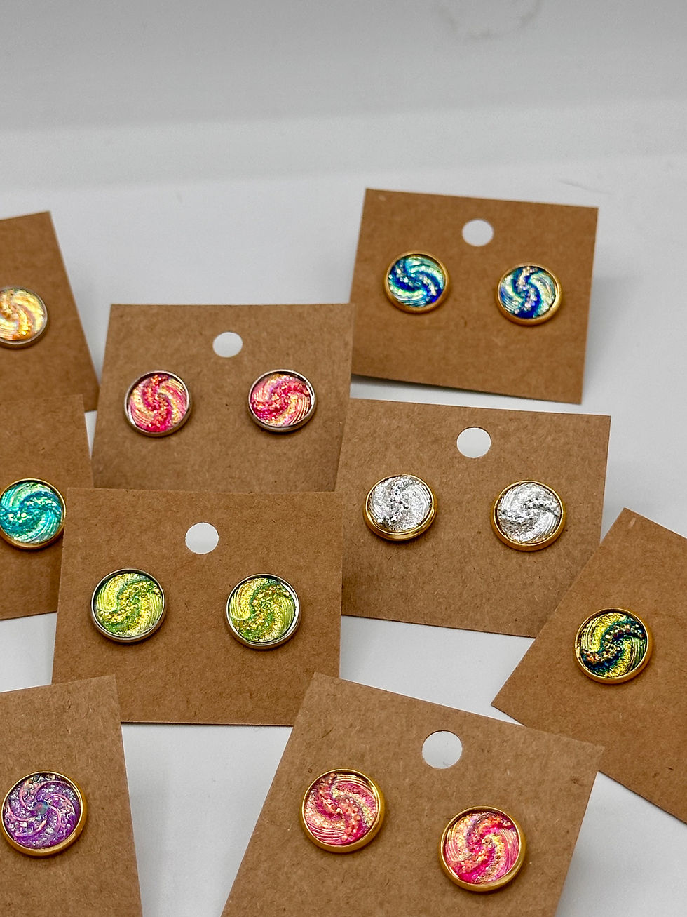 Thumbnail: Northern Lights Stud Earrings