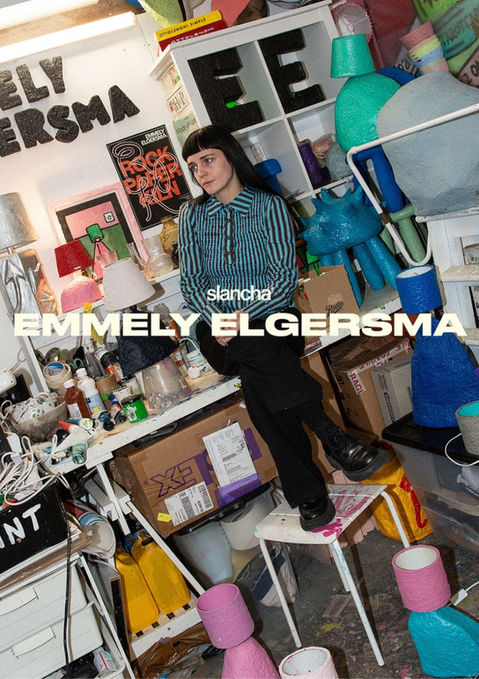 artist portrait of sculptor emmely elgersma taken by slancha 