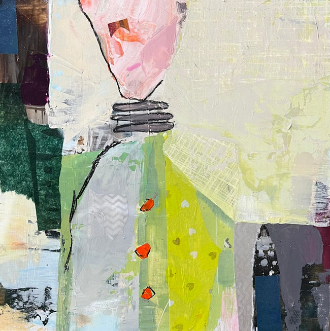 People series. 20cm X 20cm
Mixed Media