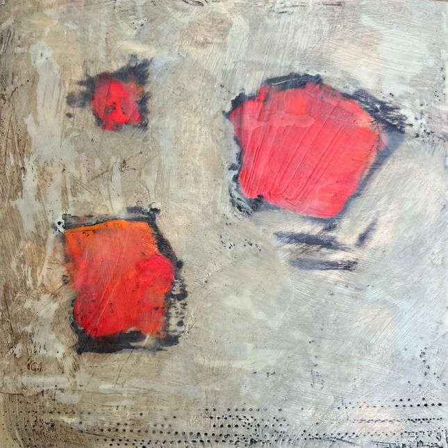 See, Hear, Speak
20cm x 20cm
Encaustic Oil and Pastel  on Wood