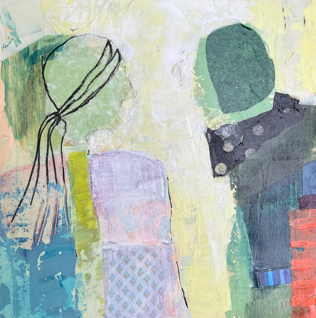People series. 20cm X 20cm
Mixed Media