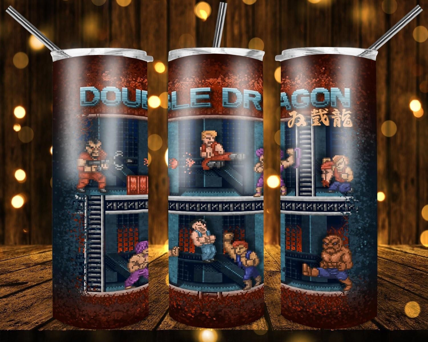 Double Dragon 20oz tumbler 