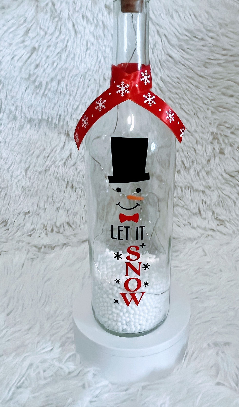 Thumbnail: Glass bottle lamp Christmas! 