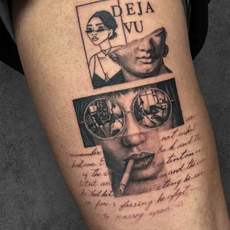 Miniature realism tattoo by Rajesh Natekar, a leading tattoo artist in Kochi