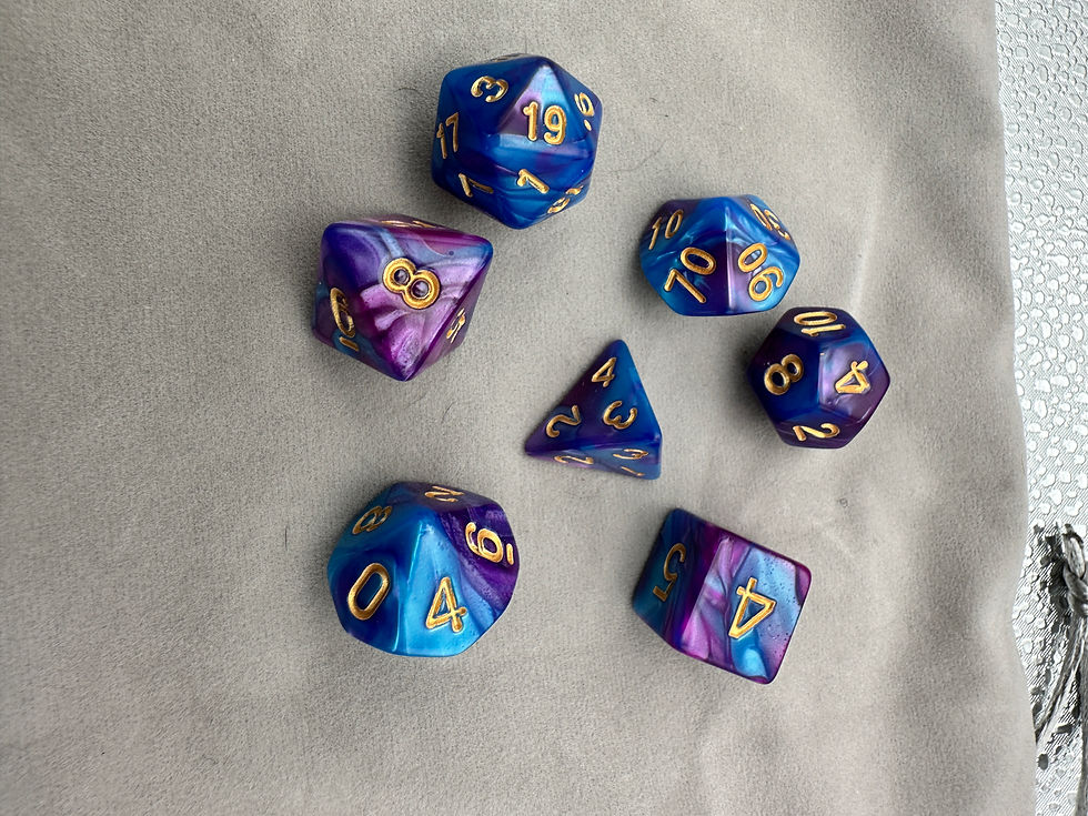 Thumbnail: ACRYLIC DICE SET 1