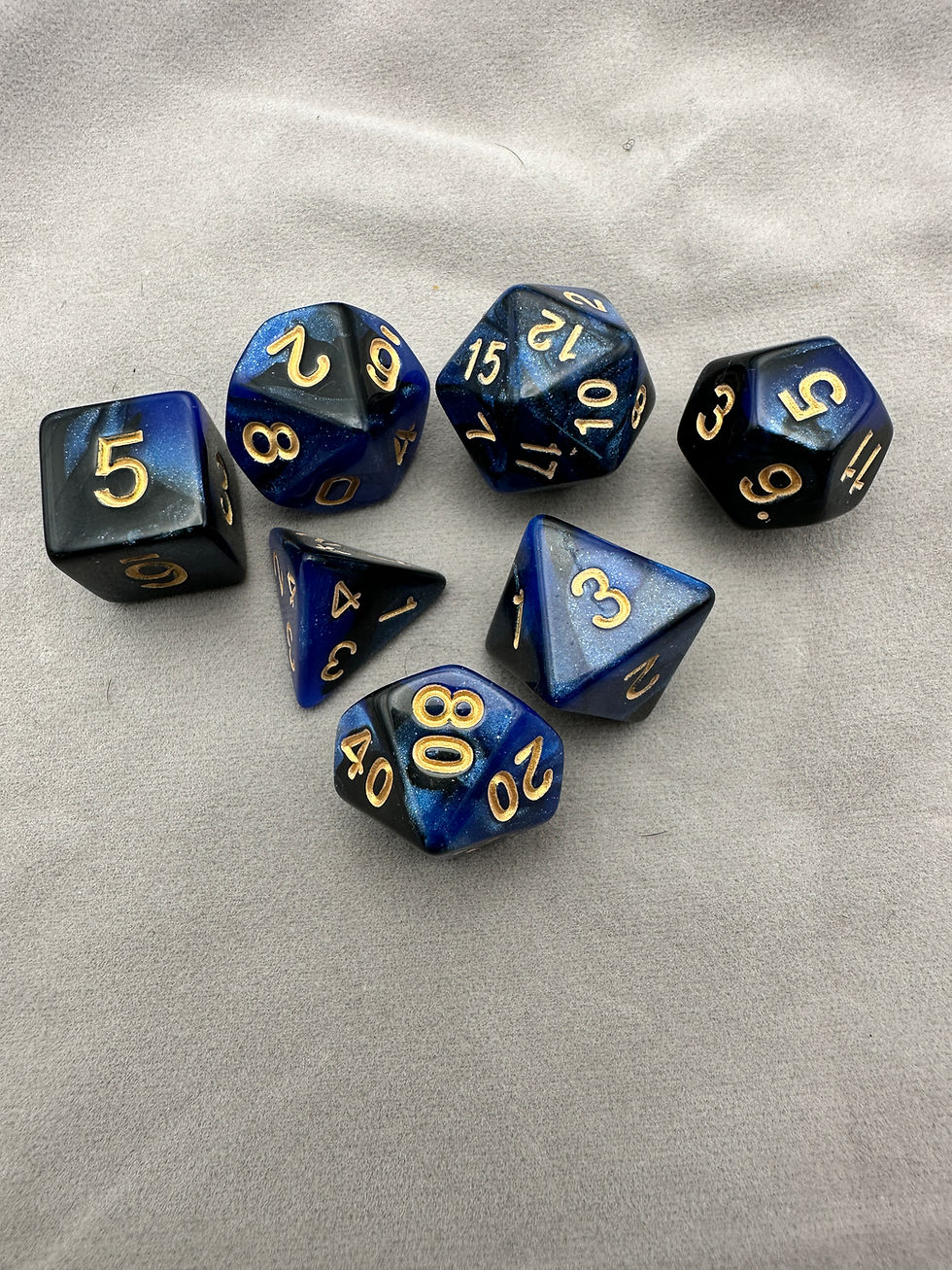 Thumbnail: ACRYLIC DICE SET 1