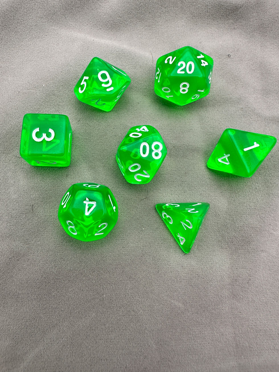 Thumbnail: ACRYLIC DICE SET 1