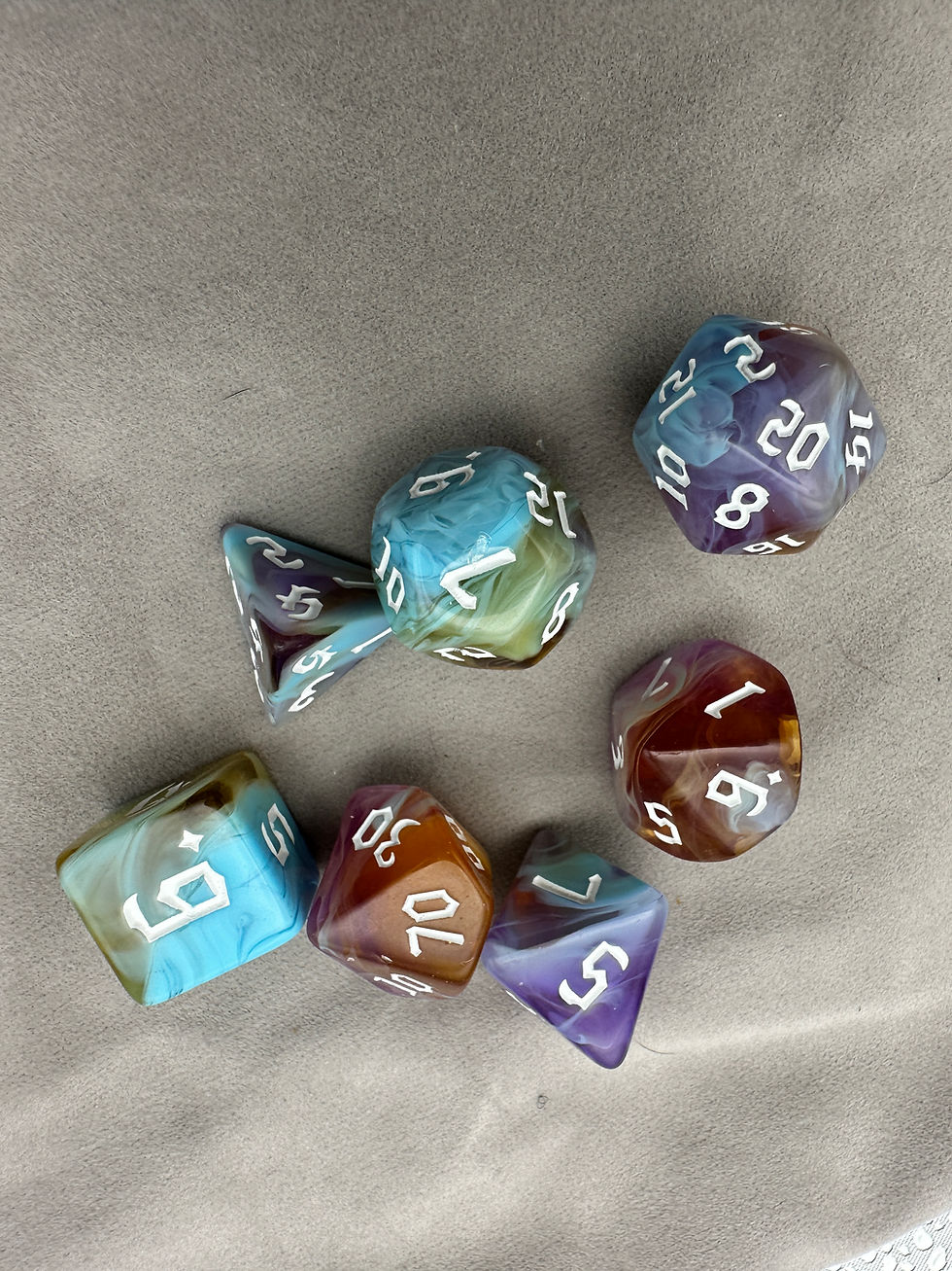 Thumbnail: ACRYLIC DICE SET 1