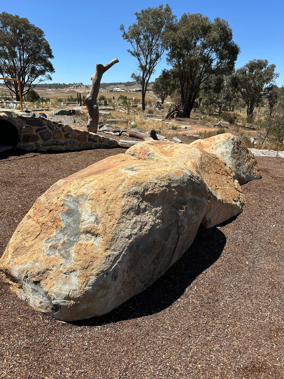Playground boulders 1.5m high