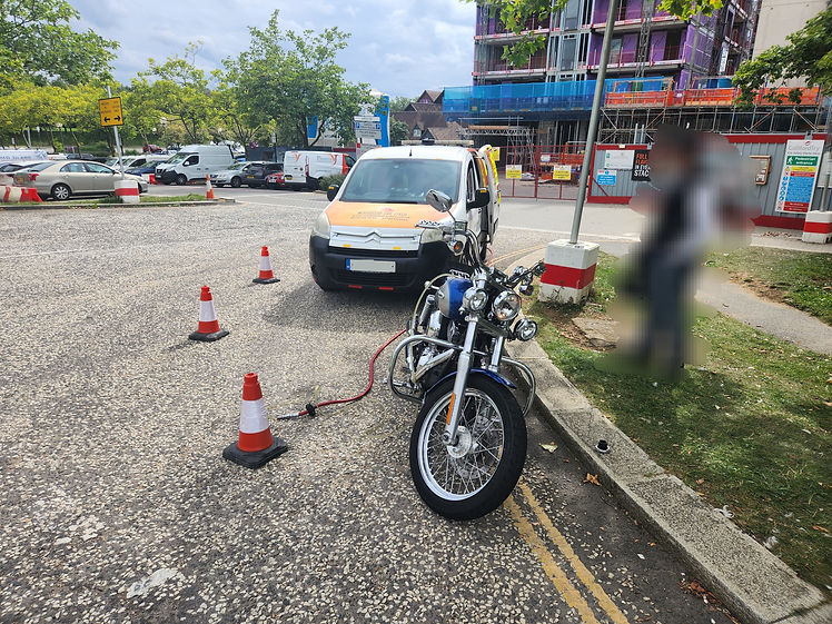 Emergency Motorbike Misfuel Drainage Services in Suffolk