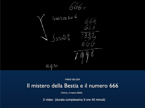 Il Mistero della Bestia e il numero 666 | Fabio Delizia