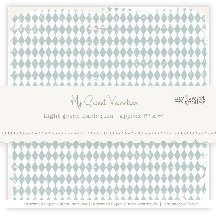 Thumbnail: SWEET MAGNOLIAS Patterned Paper Stack ~ My Sweet Valentine