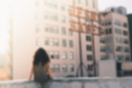 Girl in a City