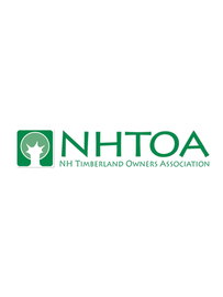 A green logo featuring a tree symbol and the name NH Timberland Owners Association.