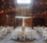 Rustic barn wedding reception venue