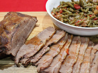 Keto Brisket with Green Beans