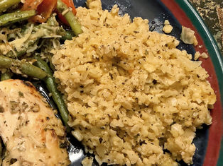 Keto Cauliflower Rice Risotto