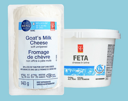 Goat’s Milk Cheese & Feta Cheese