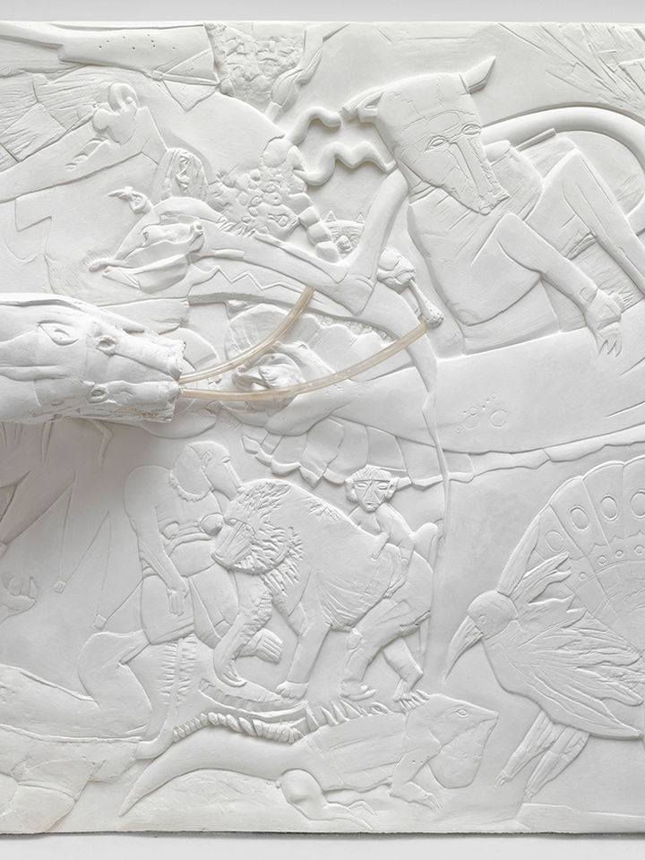 TIERVERSAMMLUNG
Gips, Gummischlauch
H: 100 cm
B: 100 cm
2007
Susanne Wehland