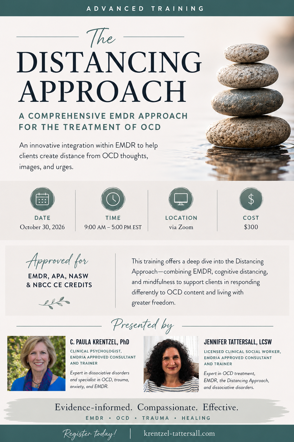 The Distancing Approach: LIVE-Virtual - October 30, 2026