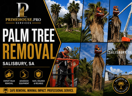 SAFE PALM TREE REMOVAL SALISBURY, ADELAIDE