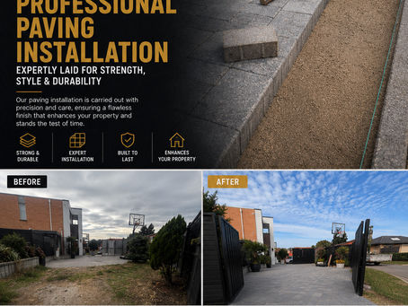 80M DRIVEWAY PAVING TRANSFORMATION ADELAIDE