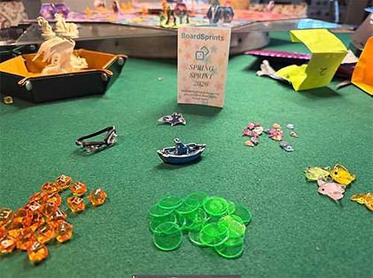 BoardSprints Game Pieces I was sent