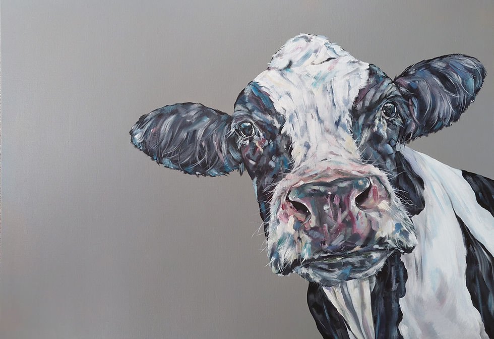 Holstein Friesian Cow Painting Fenner