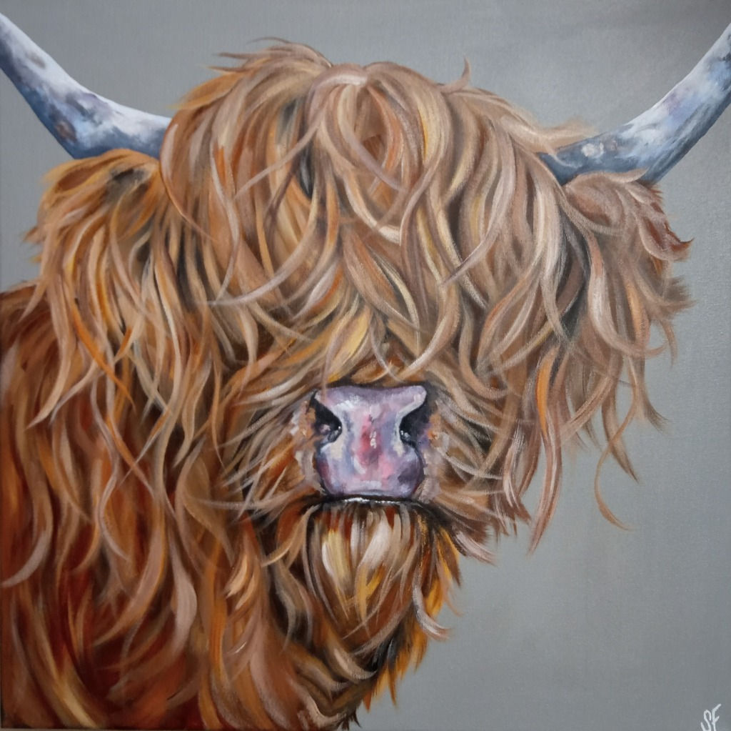 Highland Cow Painting
