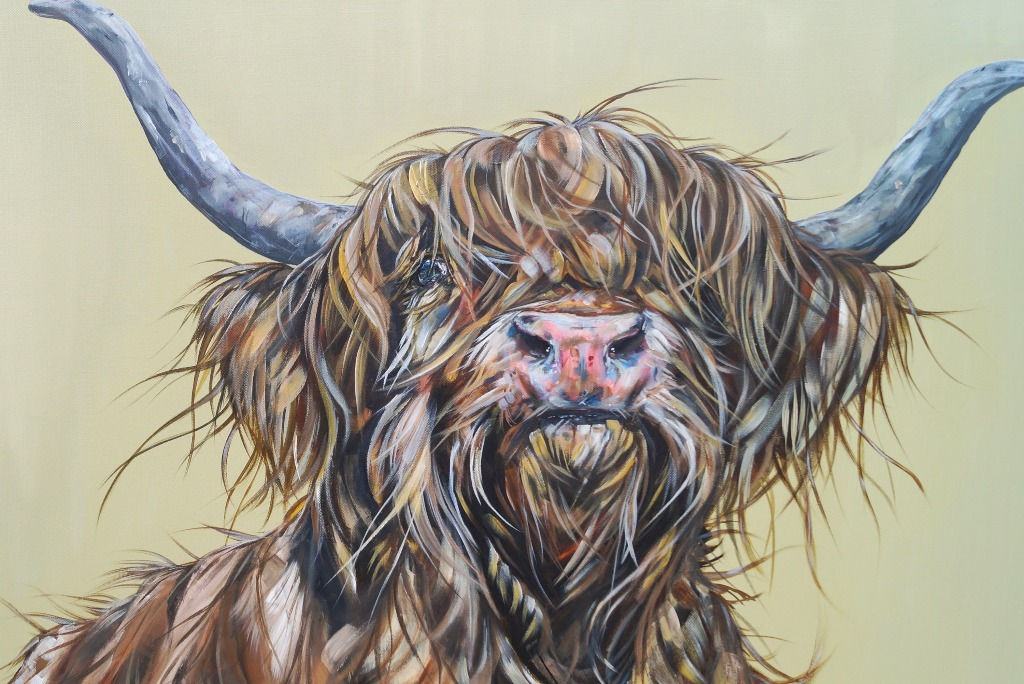 Funny Highland Cow Print