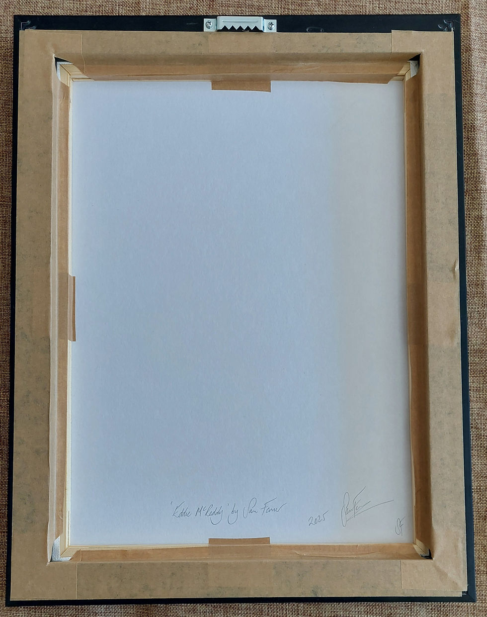 Thumbnail: Reverse of painting