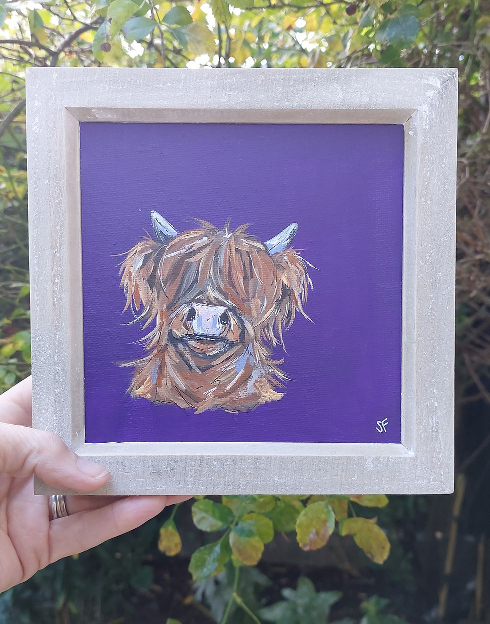 Thumbnail: highland cow gift painting uk