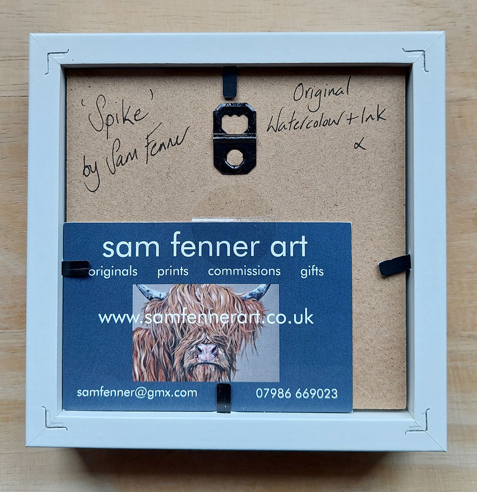 Thumbnail: Watercolour and Ink Hedgehog Painting Gift