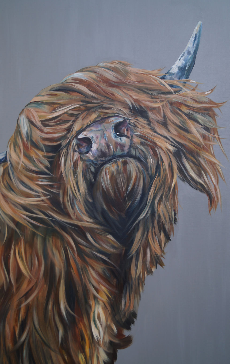 Thumbnail: Highland Cow Art