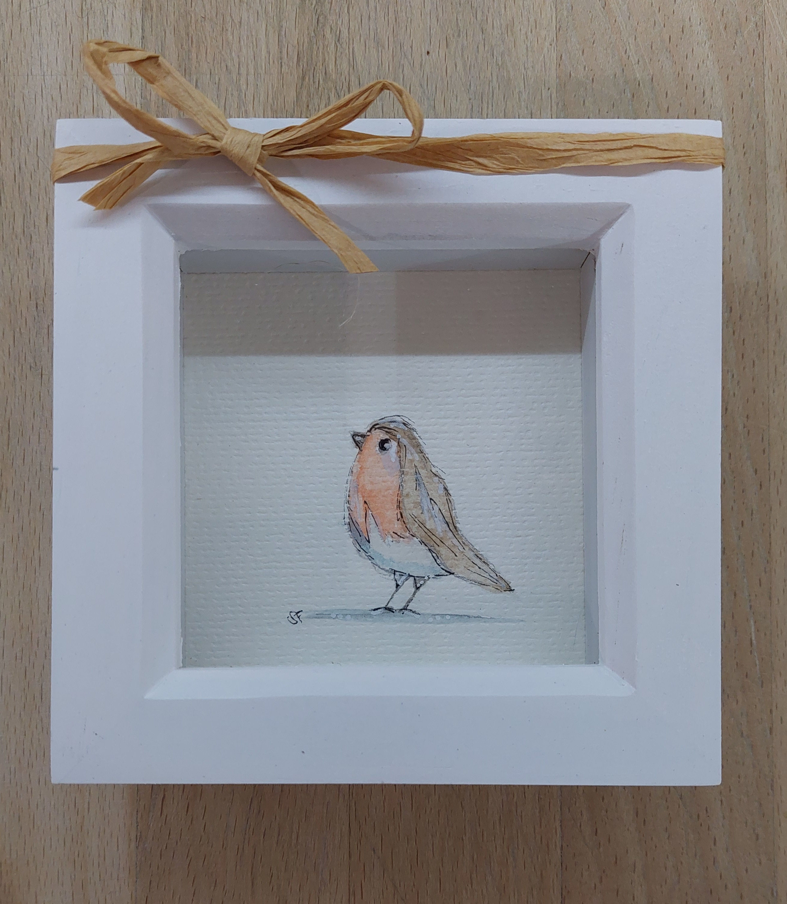 robins appear when loved ones are near painting