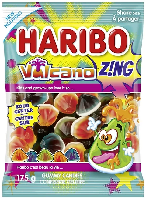 haribo Buy Haribo Zing Vulcano 175g | CanadianFoodToUsa.com