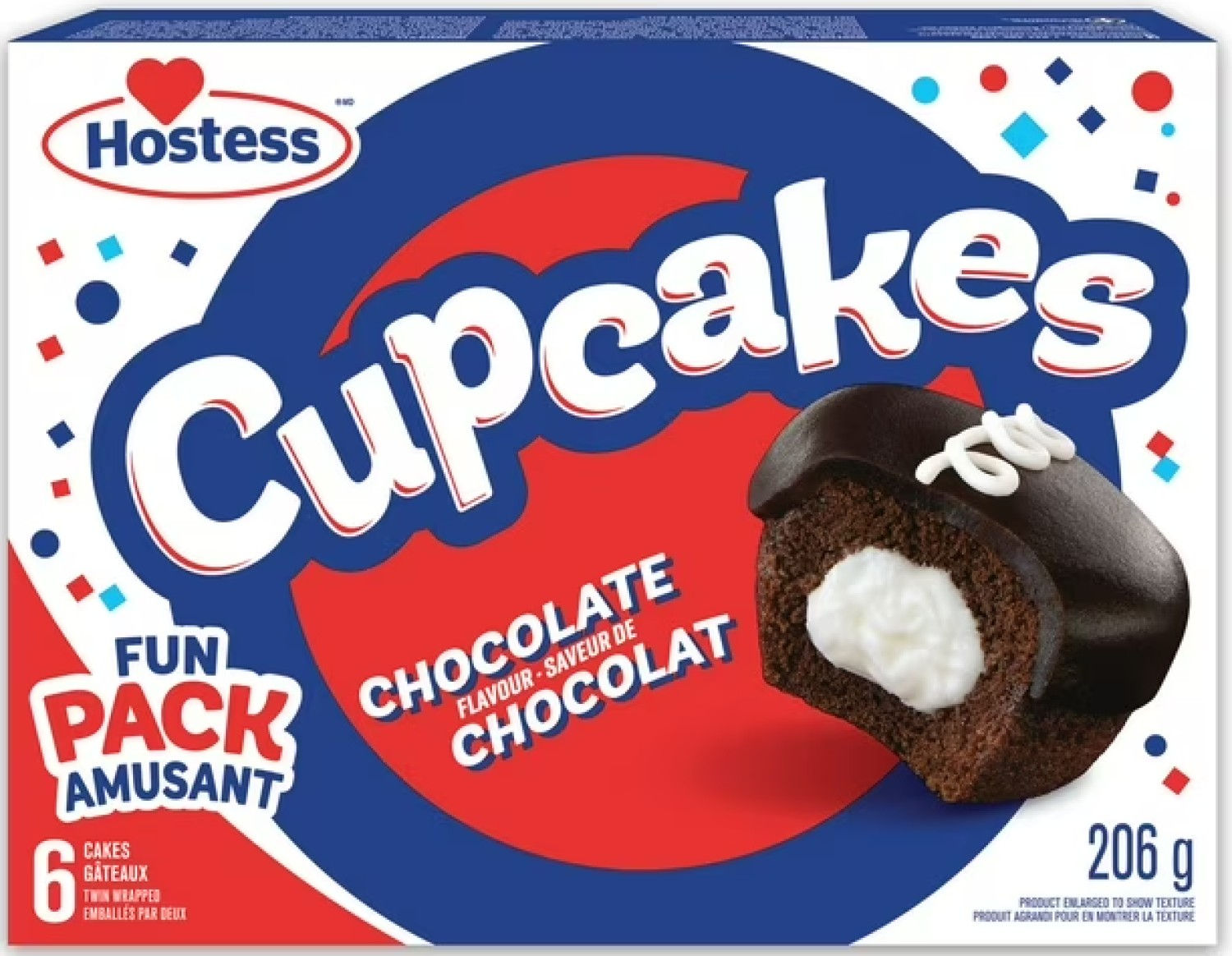 Hostess Chocolate CupCakes 6 Pack 206g