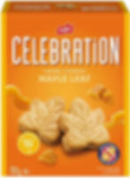 Celebration Maple Leaf Creme Cookies