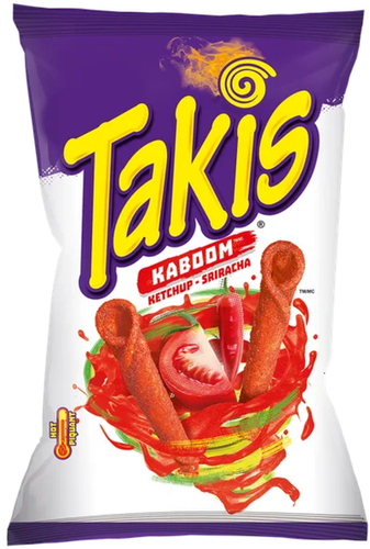 Buy Takis Kaboom Ketchup Sriracha Rolled Tortilla Chips 260g