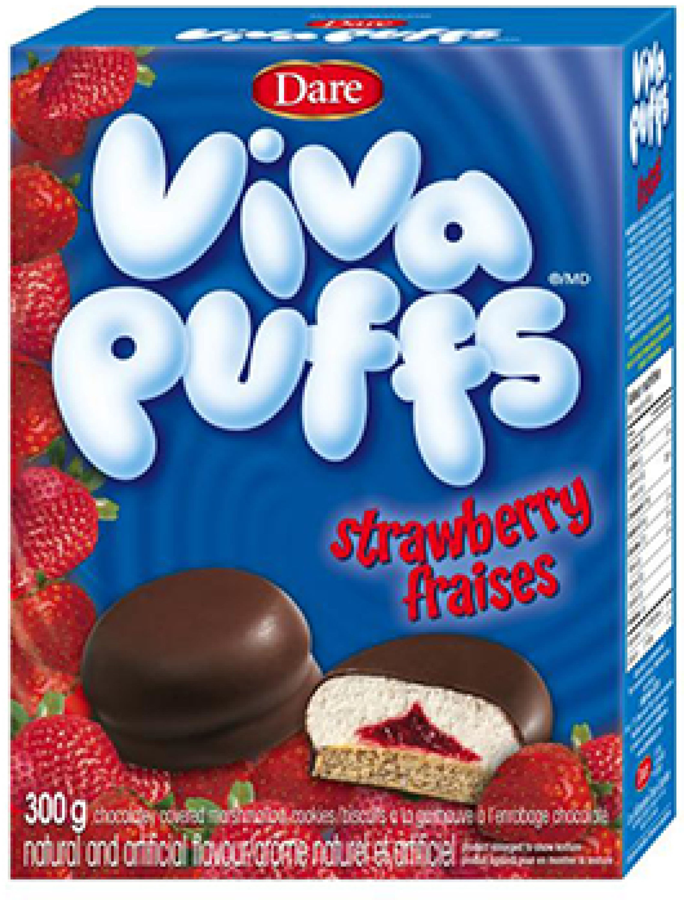 Viva Puffs Strawberry Cookies