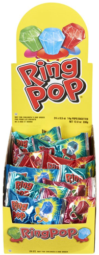Ring Pops - 24ct - 340g | CanadianFoodToUsa