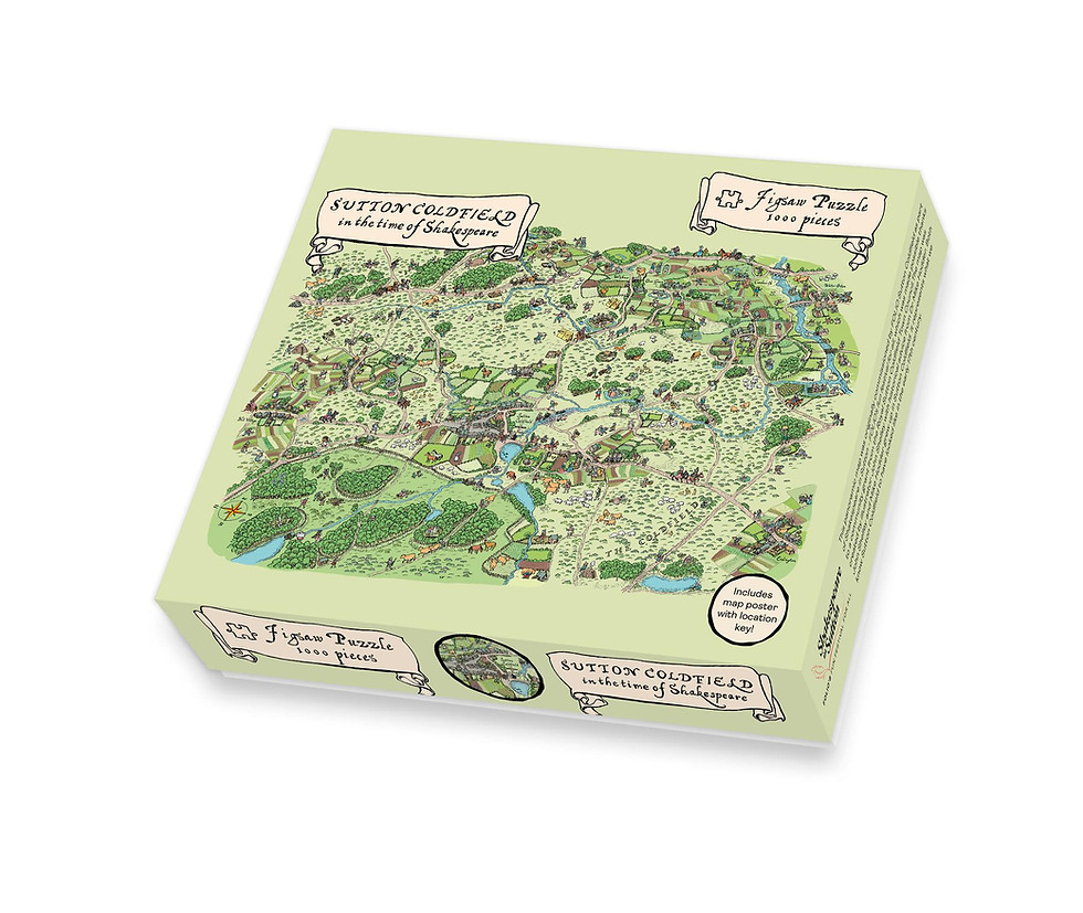 Thumbnail: Jigsaw Puzzle : Sutton Coldfield in the Time of Shakespeare