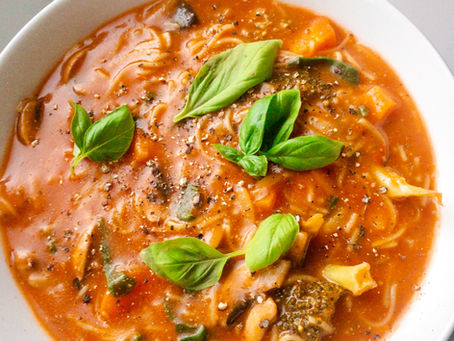 Creamy Vegan Minestrone (Nut free, legume free)