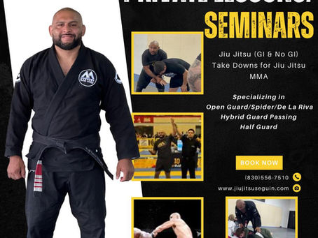 Level Up Your Jiu Jitsu: Private Lessons & Seminars Now Available in Seguin, TX with Professor Marco Montaña