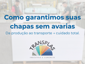 🚛 Como a Transplas garante o transporte de chapas sem avarias