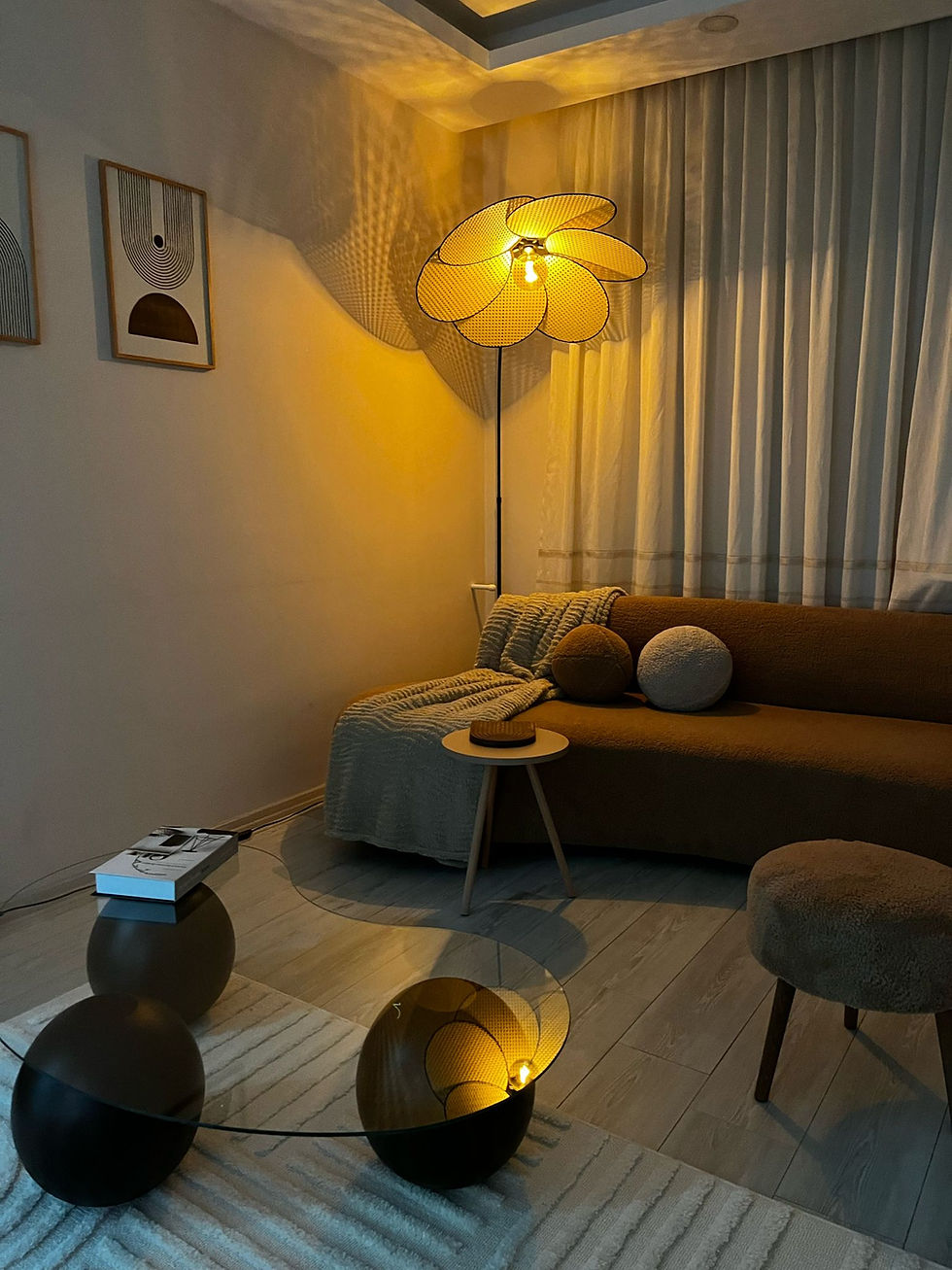 Küçük resim: VİV Lighting 6 Yapraklı Hazeran Lambader