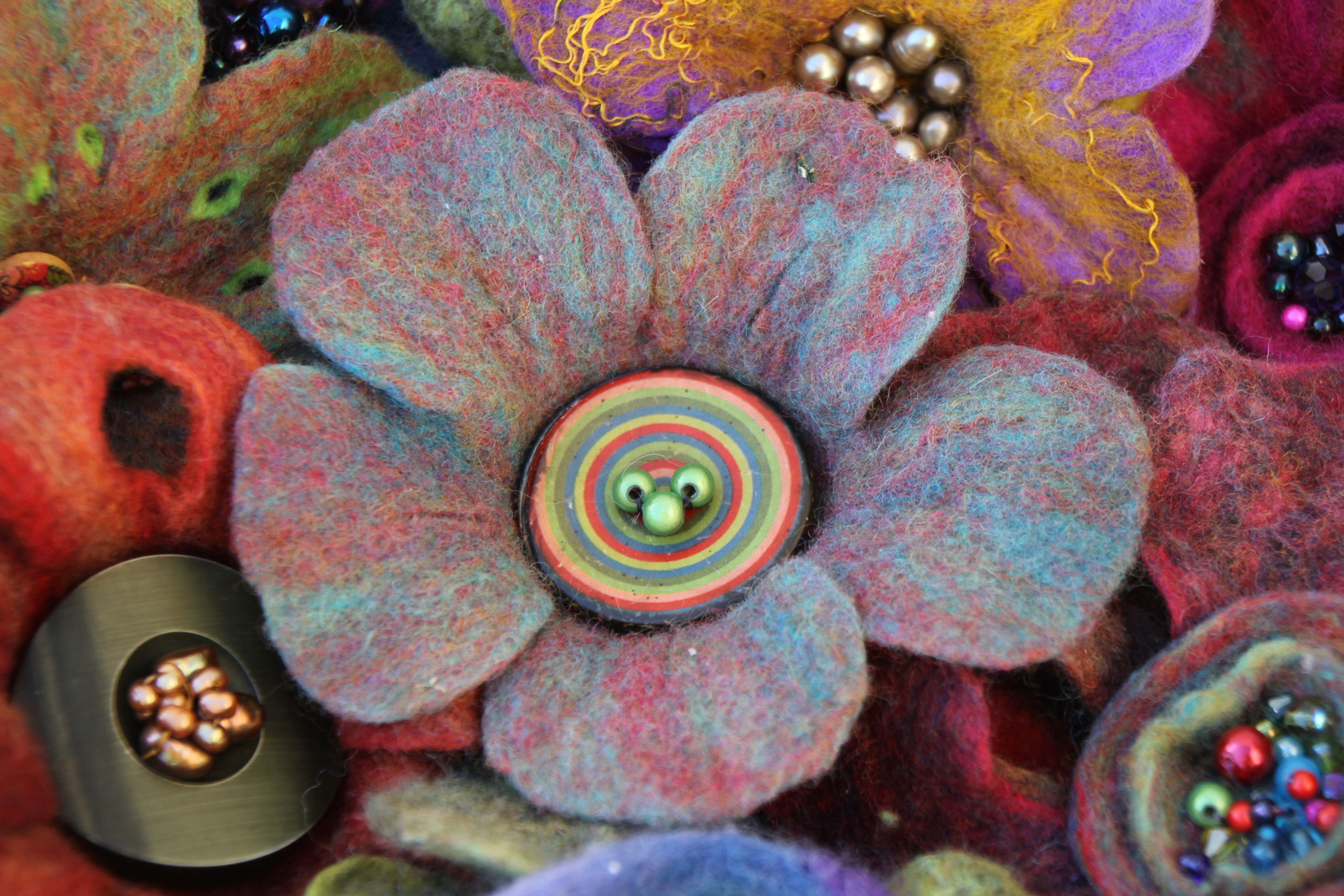 Wet Felt Flower Making with Clare Bullock