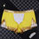 Thumbnail: PVC Leather Boxer Briefs for Men Tanners Shiny Underwear Disco Party Sexy Panties Shiny Briefs Nightclub Fashion yellow