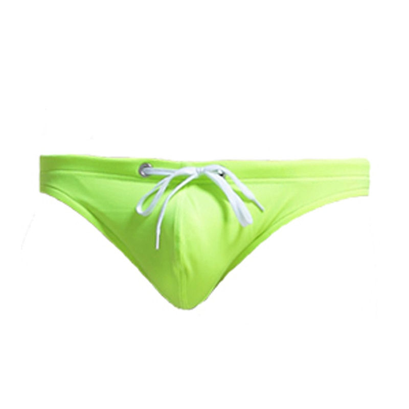 Thumbnail: classic fit male swim speedo briefs beach nylon beach gay men man summer color sun swimming