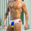Thumbnail: Male men short quick dry polyester swimming beach summer outdoor gay underwear brief arts pete Mondrian